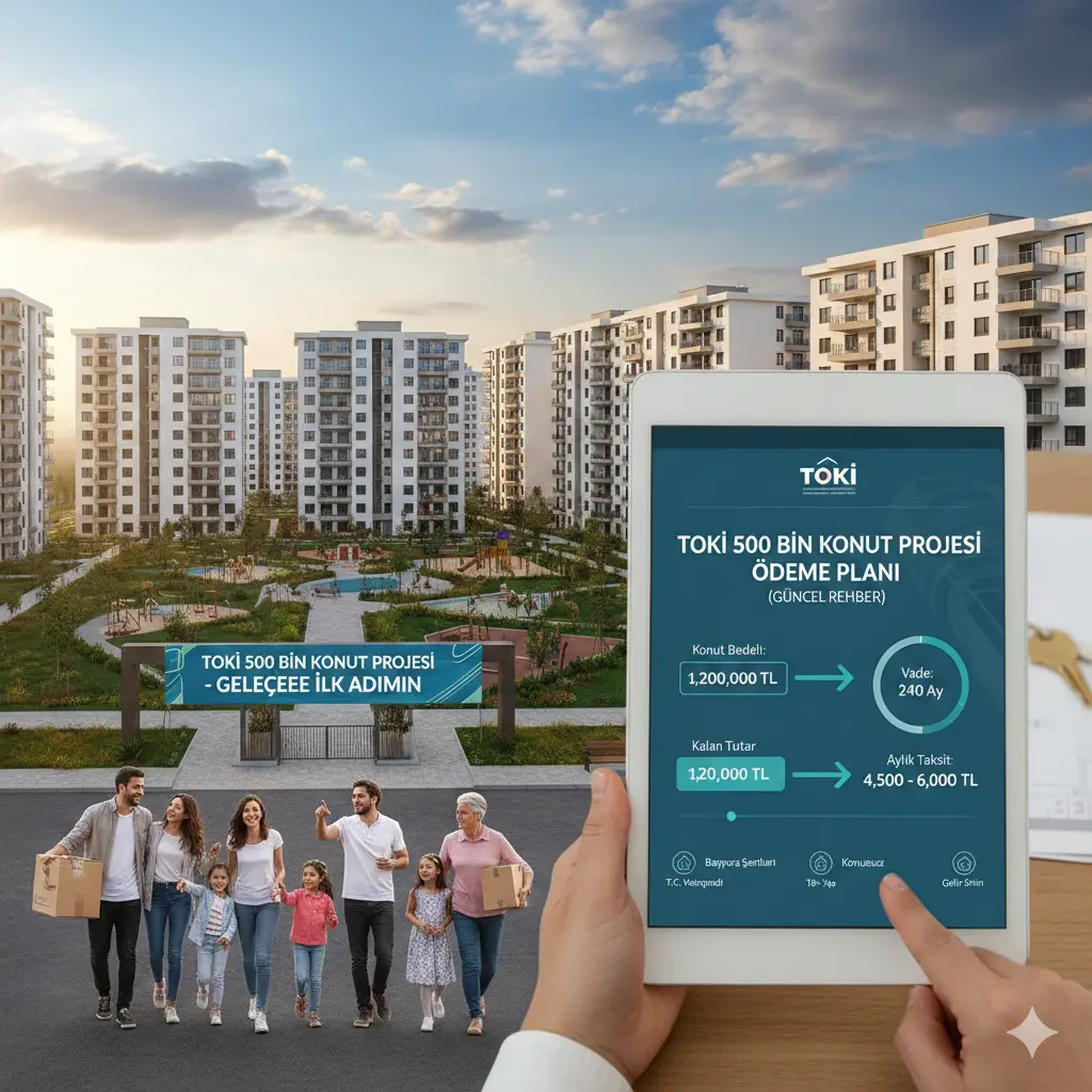 toki 500 bin konut projesi ödeme planı